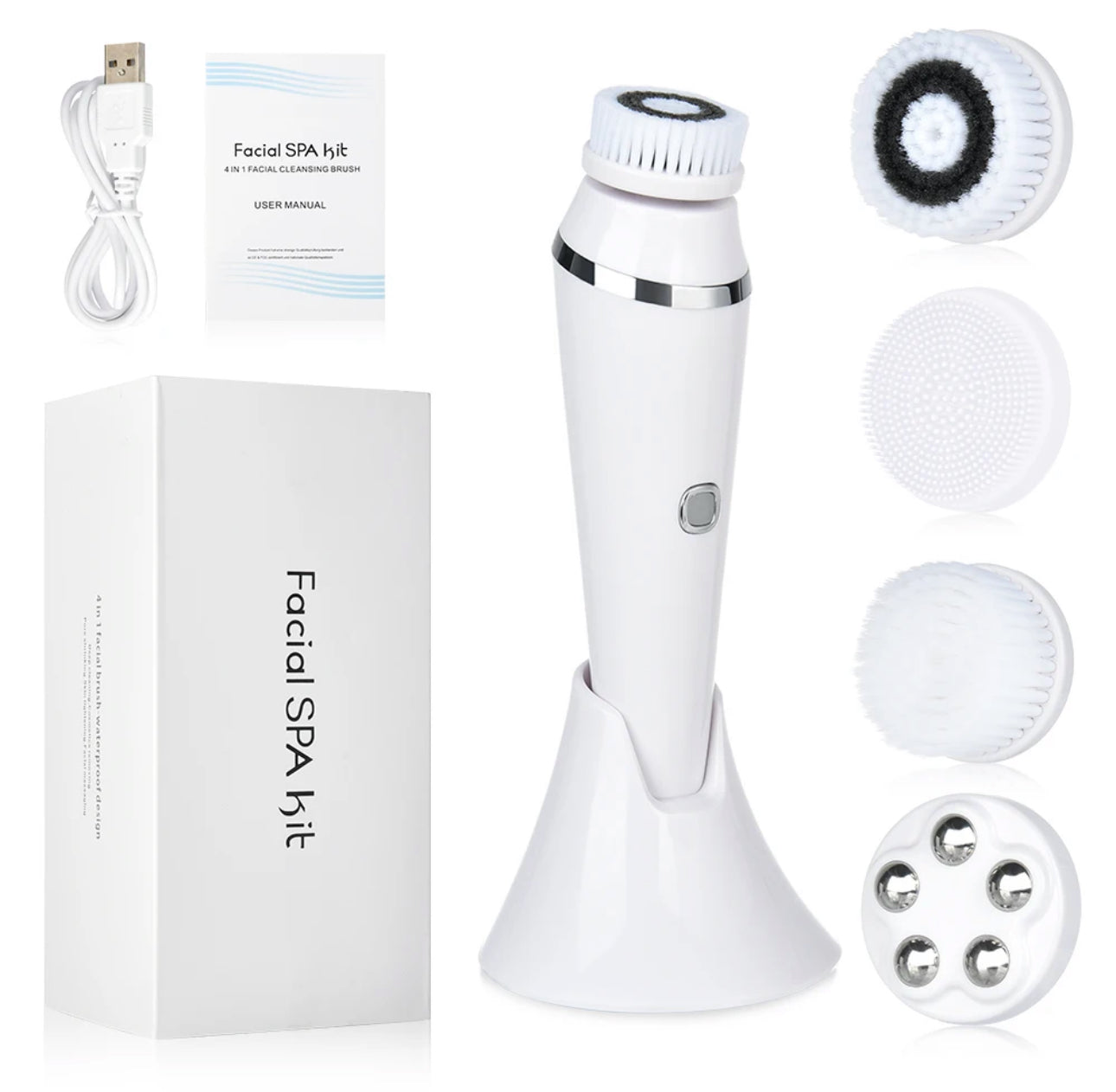 Electric Cleansing Facial Brush