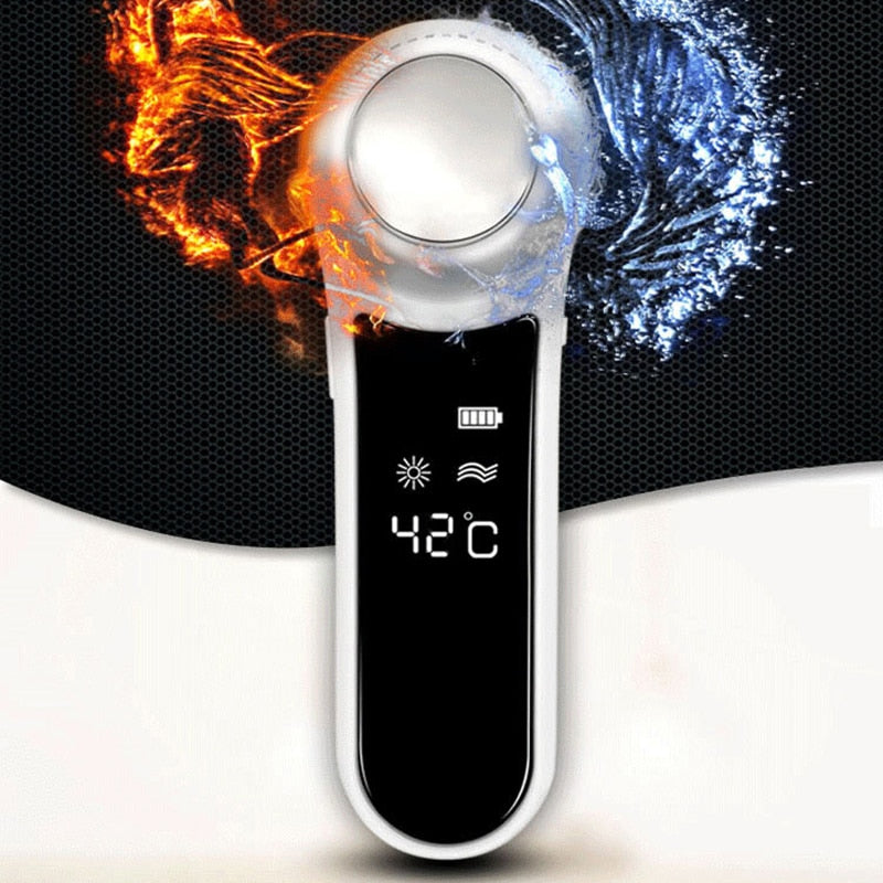 Ultrasonic Cryotherapy Face Lifting Massager